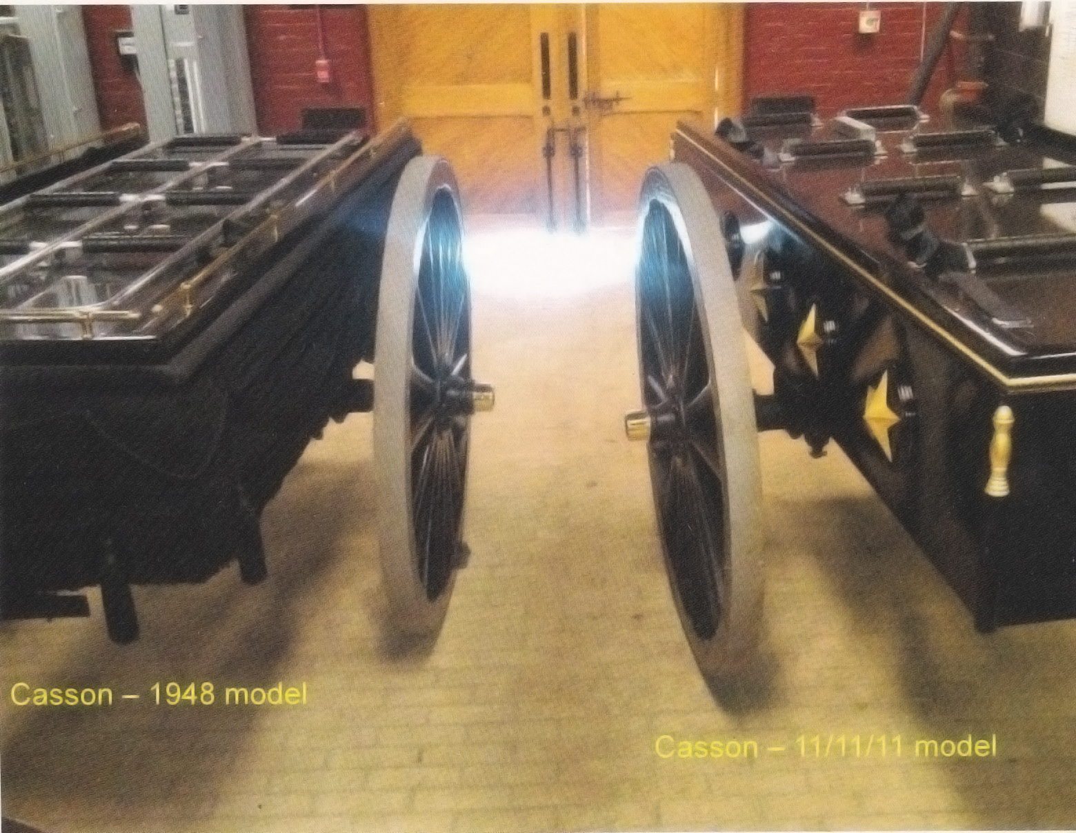 The original 1984 Caisson Stable design and the newly renovated & restored design.